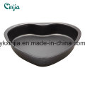 De acero al carbono Anti-Stick Heart Cake Pan Modelo